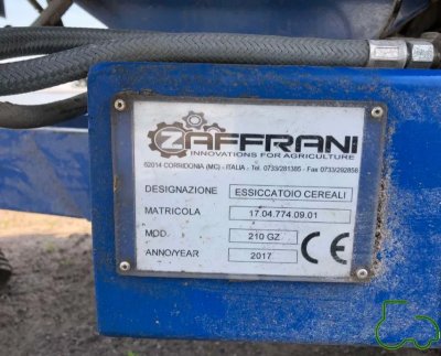 Зерносушка ZAFFRANI 210GS